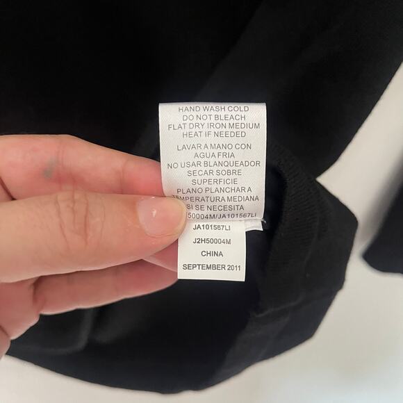 Y2K Joseph A Stud Collar Womens Sweater Sz L Goth Glam Pullover Beaded Holiday - Picture 11 of 13